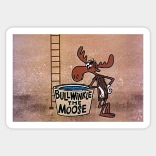 Bullwinkle the Moose Sticker